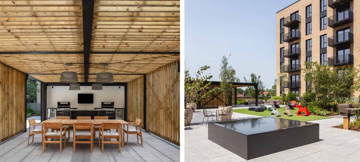 BBQ Pavilion and Courtyard